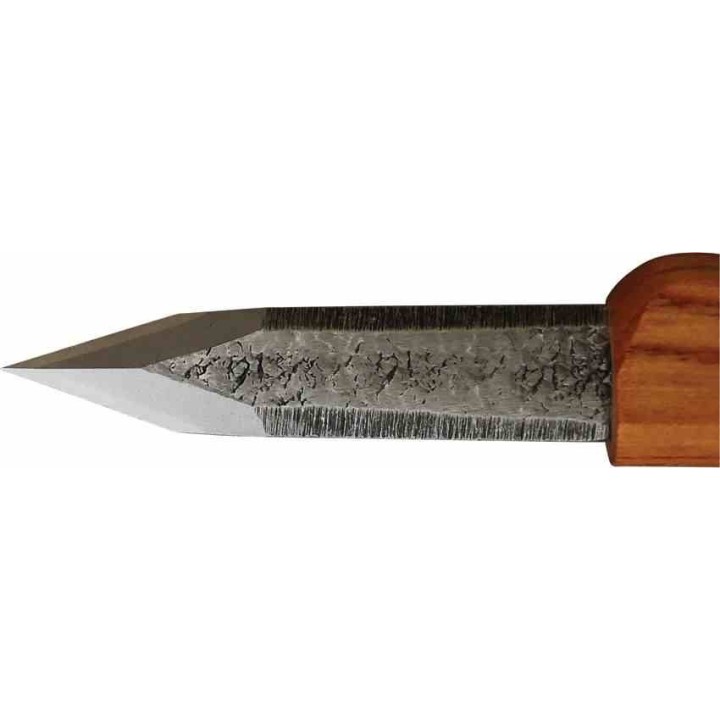 Couteau Kiridashi Mikihisa Mikikichan Carving Lame Acier Carbone Manche Bois Made Japan MIKA066 - Livraison Gratuite