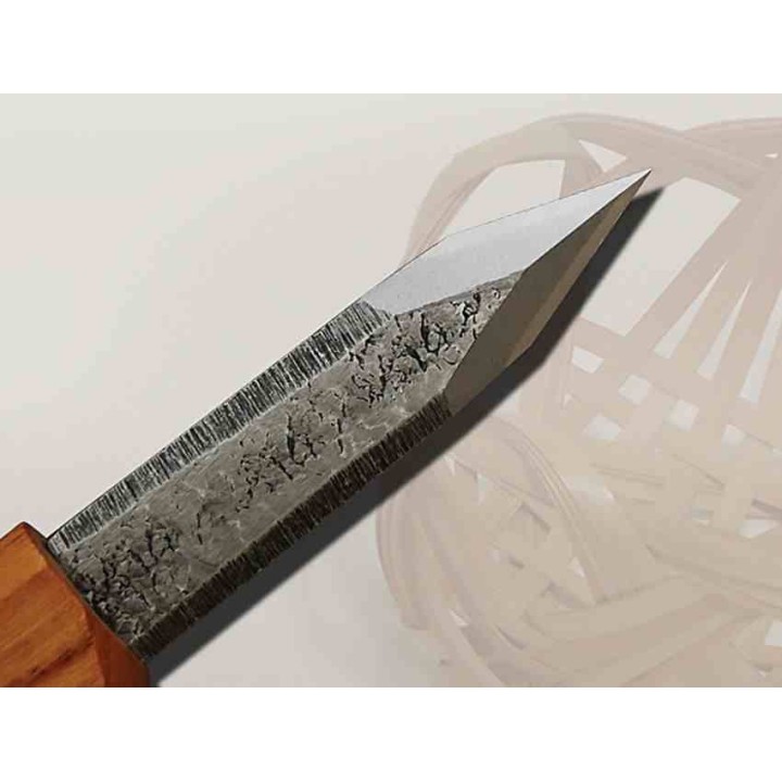 Couteau Kiridashi Mikihisa Mikikichan Carving Lame Acier Carbone Manche Bois Made Japan MIKA066 - Livraison Gratuite