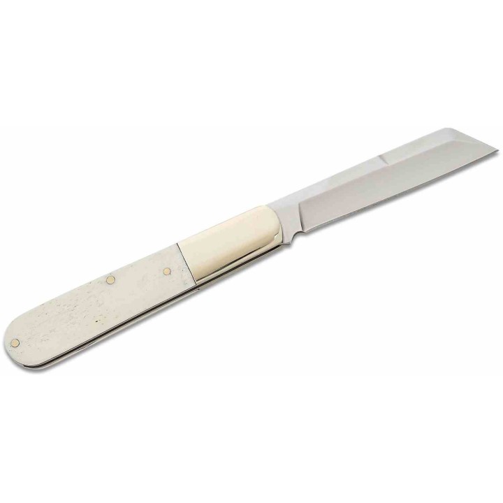 Couteau Bear & Son WSB180 Large Sheepsfoot Barlow Lame Acier Carbone Manche Os Slipjoint USA BCWSB180 - Livraison Gratuite