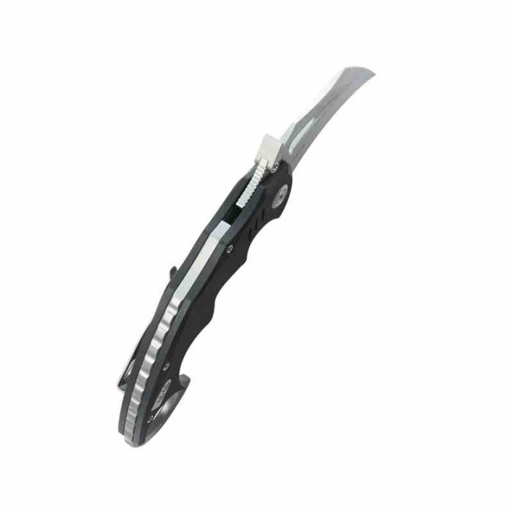 Couteau Kubey Mini Wrath Karambit Black Manche G10 Lame Acier 14C28N Blade IKBS Linerlock Clip KUB262A - Livraison Gratuite