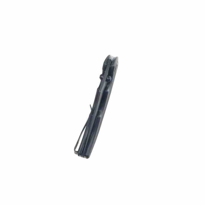 Couteau Kubey Ceto Camping Black Manche G-10 Lame Acier 14C28N BLK IKBS Linerlock Clip KUB181D - Livraison Gratuite