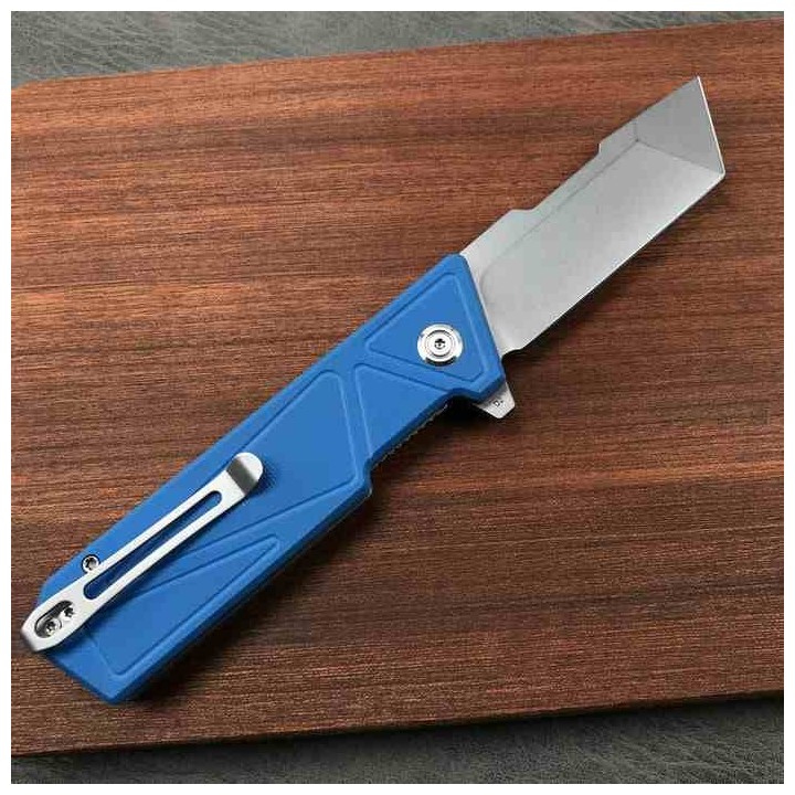 Couteau Kubey Avenger Blue Lame Tanto Acier D2 Manche G10 IKBS Linerlock Clip KUB104C - Livraison Gratuite