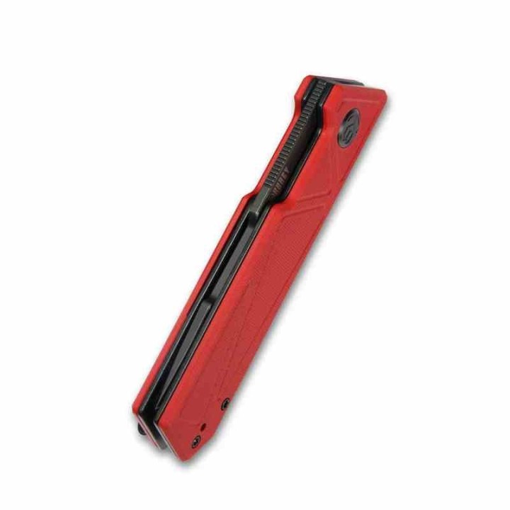 Couteau Kubey Avenger Red Lame Tanto Acier D2 Manche G10 IKBS Linerlock Clip KUB104D - Livraison Gratuite