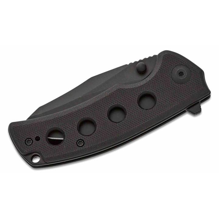 Couteau Sencut Excalis Black G10 Lame Acier 9Cr18MoV Tanto Reverse Blackwash IKBS Liner Lock Clip S230681 - Livraison Gratuite