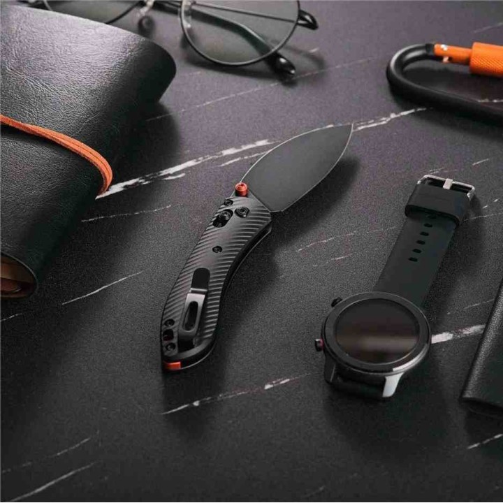 Couteau Vosteed Mini Nightshade Black Lame Kukri Acier 14C28N Blk Manche Alu IKBS Crossbar Lock VOSA0214 - Livraison Gratuite