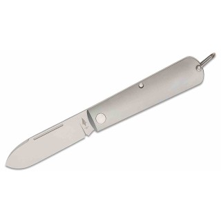 TER10701 Terrain 365 Otter Slipjoint Terravantium Dendritic Cobalt Spear Point Blade Titanium Handles - Livraison Gratuite