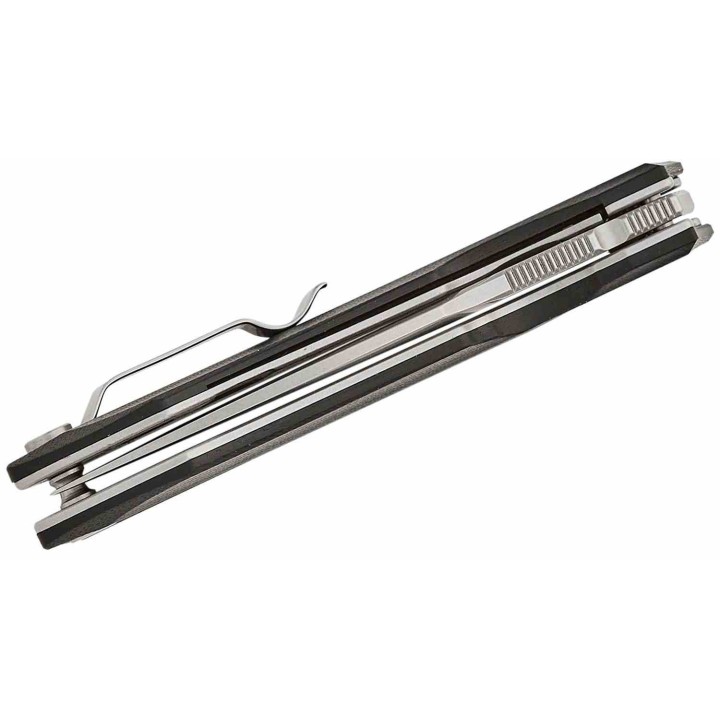 Couteau Bestech Ivy Black Lame Hawkbill Acier 14C28N SW Manche G10 IKBS LinerLock Clip BTKG59A - Livraison Gratuite
