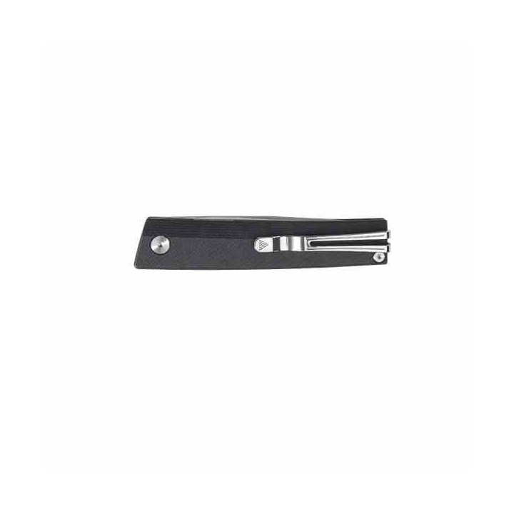 Couteau SRM Knives 401L-GB Black Manche G10 Lame Acier 10Cr15CoMov IKBS Linerlock Clip SRM401LGB - Livraison Gratuite