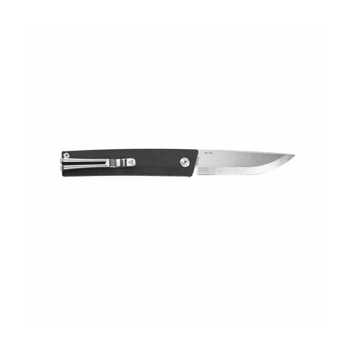 Couteau SRM Knives 401L-GB Black Manche G10 Lame Acier 10Cr15CoMov IKBS Linerlock Clip SRM401LGB - Livraison Gratuite