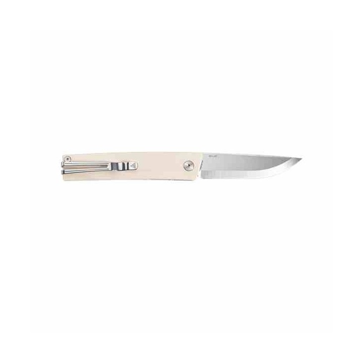 Couteau SRM Knives 401L-GT Tan Manche G10 Lame Acier 10Cr15CoMov IKBS Linerlock Clip SRM401LGT - Livraison Gratuite