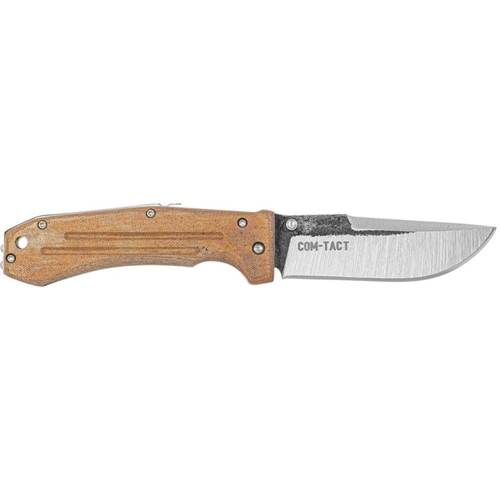 Couteau Condor Tactical Pass Com-Tact Lame Acier 14C28N Manche Desert Tan Micarta El Salvador CTK18355MSK - Livraison Gratuite