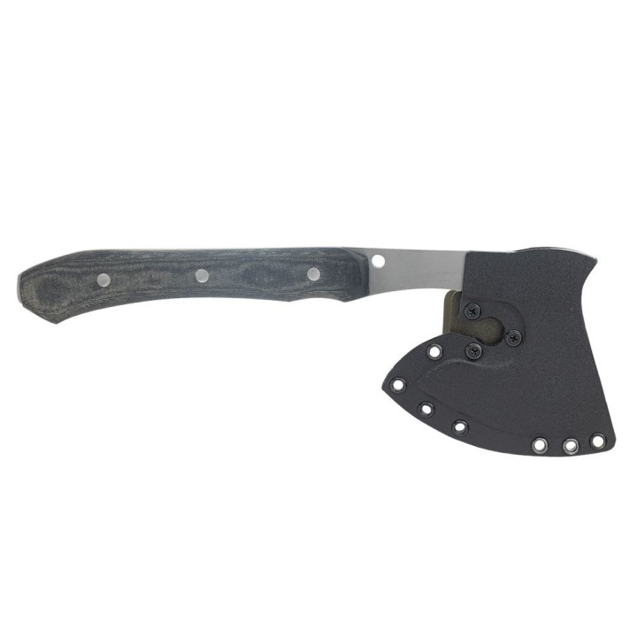 Hache Tomahawk Condor K-Night Hatchet Lame Acier Carbone 1075 Manche Micarta Etui El Salvador CTK183853HC - Livraison Gratuite