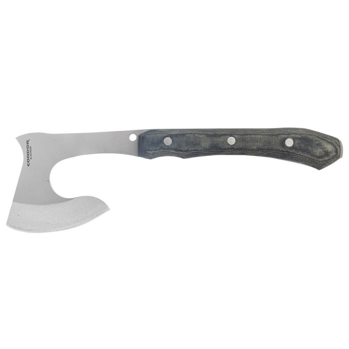 Hache Tomahawk Condor K-Night Hatchet Lame Acier Carbone 1075 Manche Micarta Etui El Salvador CTK183853HC - Livraison Gratuite