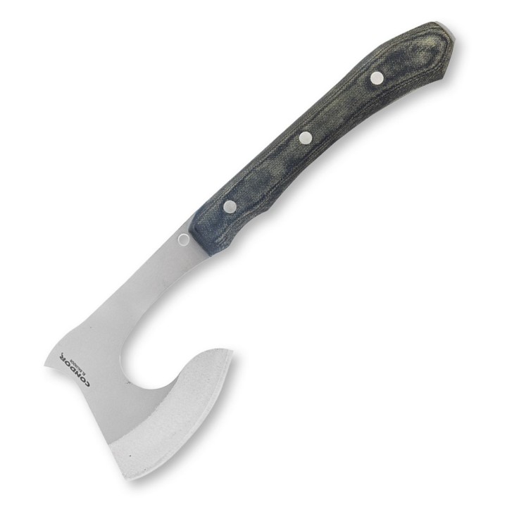 Hache Tomahawk Condor K-Night Hatchet Lame Acier Carbone 1075 Manche Micarta Etui El Salvador CTK183853HC - Livraison Gratuite