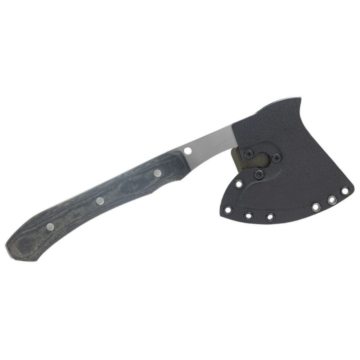 Hache Tomahawk Condor K-Night Hatchet Lame Acier Carbone 1075 Manche Micarta Etui El Salvador CTK183853HC - Livraison Gratuite