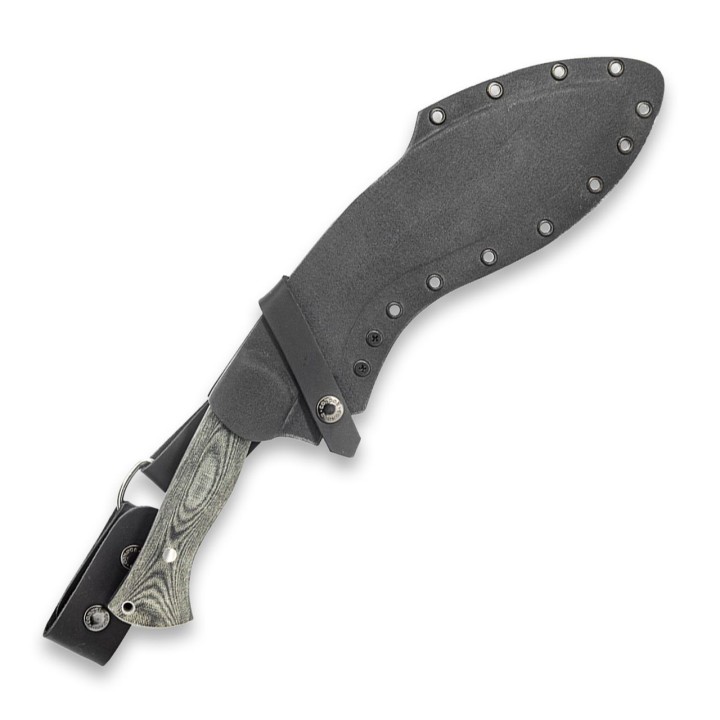 Couteau Condor Wild Brush Kukri Lame Acier Carbone 1075 Manche Micarta Etui Kydex Salvador CTK1839107HC - Livraison Gratuite