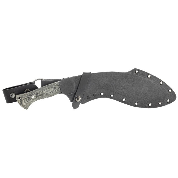 Couteau Condor Wild Brush Kukri Lame Acier Carbone 1075 Manche Micarta Etui Kydex Salvador CTK1839107HC - Livraison Gratuite