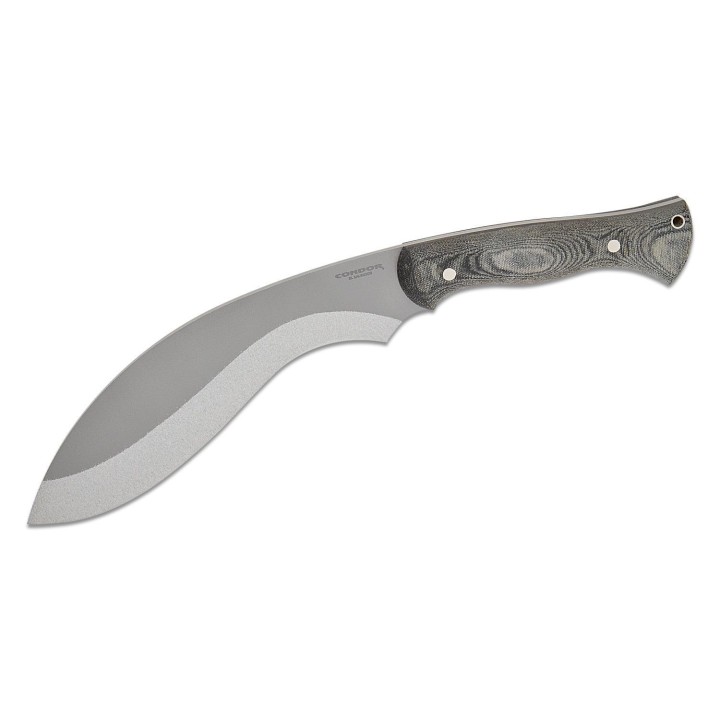Couteau Condor Wild Brush Kukri Lame Acier Carbone 1075 Manche Micarta Etui Kydex Salvador CTK1839107HC - Livraison Gratuite