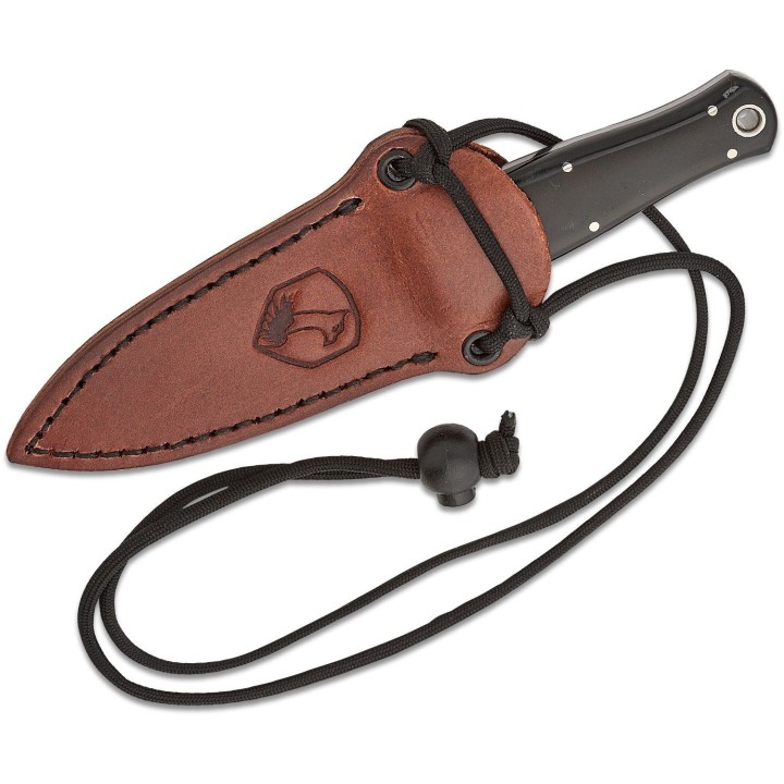 Couteau Condor Hokahey Lame Spear Point Acier 420HC Manche Micarta Etui Cuir Made Salvador CTK184036SS - Livraison Gratuite