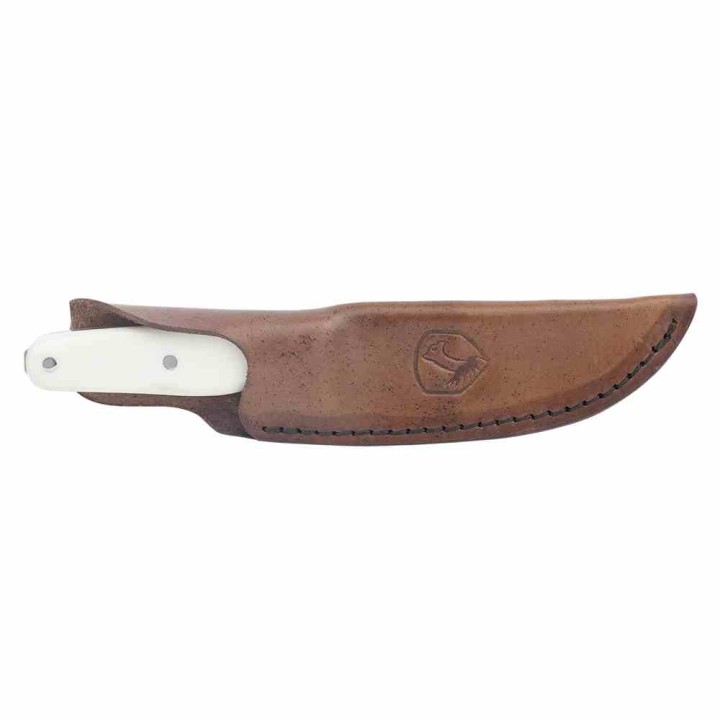 Couteau Condor Bonum White Manche Micarta Lame Acier 420HC Etui Cuir Made El Salvador CTK3972467SS - Livraison Gratuite