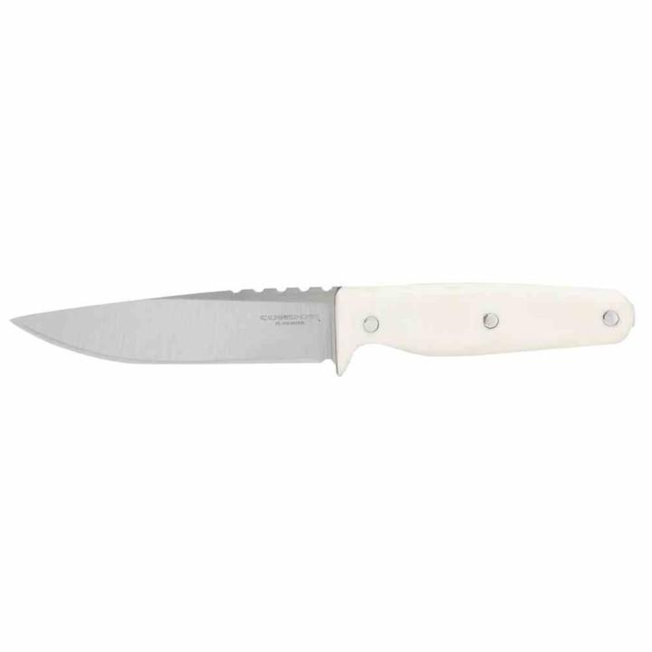 Couteau Condor Bonum White Manche Micarta Lame Acier 420HC Etui Cuir Made El Salvador CTK3972467SS - Livraison Gratuite