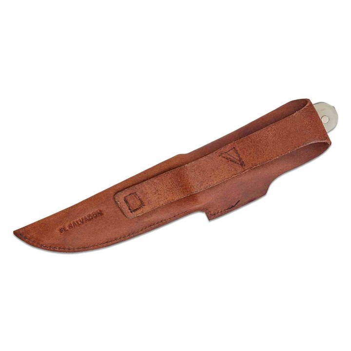 Couteau Condor Bonum White Manche Micarta Lame Acier 420HC Etui Cuir Made El Salvador CTK3972467SS - Livraison Gratuite