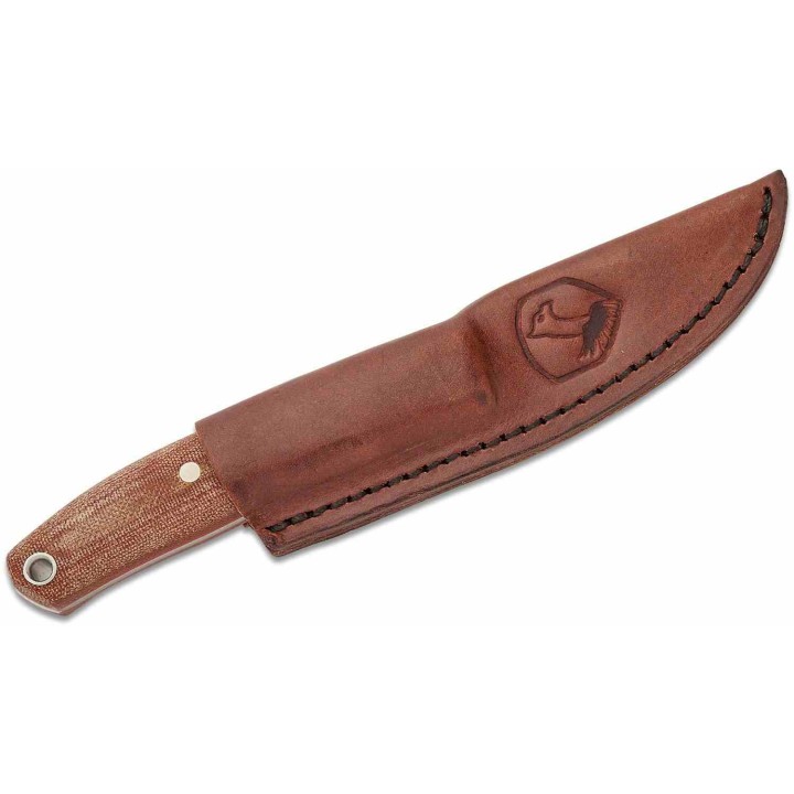 Condor Kambo Puukko Lame Acier Carbone 1075 Scandi Manche Micarta Etui Cuir Made Salvador CTK397330HC - Livraison Gratuite