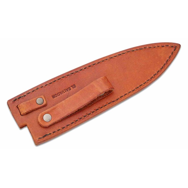 Couteau Condor Shefu Kitchen Gyuto Lame Acier 440C Manche Epoxy & Hickory Etui Cuir Salvador CTK500278R - Livraison Gratuite