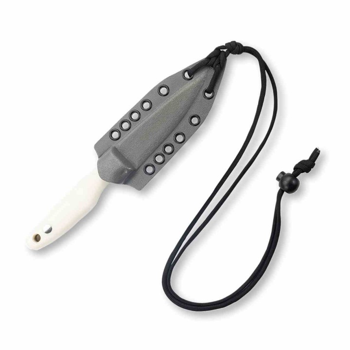 Couteau Condor Hawthorne White Manche Micarta Lame Acier Carbone 1095 Etui Kydex El Salvador CTK82483HC - Livraison Gratuite