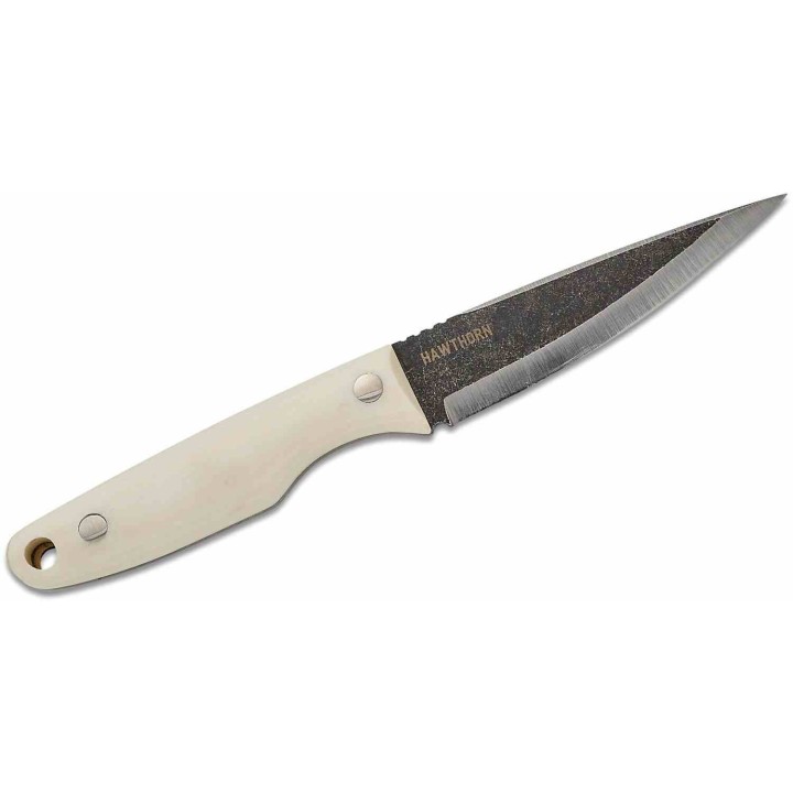 Couteau Condor Hawthorne White Manche Micarta Lame Acier Carbone 1095 Etui Kydex El Salvador CTK82483HC - Livraison Gratuite