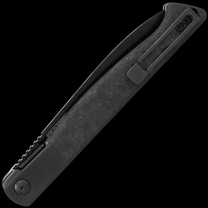 Couteau Cold Steel Spectre Drop Point Lame Acier CPM-20CV Black Manche F/Carbon/Titane Linerlock CSFL39SDP - Livraison Gratuite