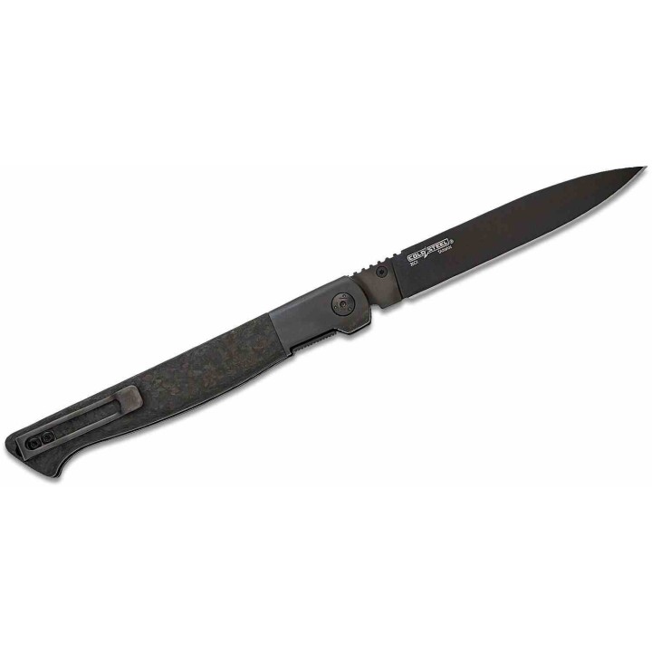 Couteau Cold Steel Spectre Drop Point Lame Acier CPM-20CV Black Manche F/Carbon/Titane Linerlock CSFL39SDP - Livraison Gratuite