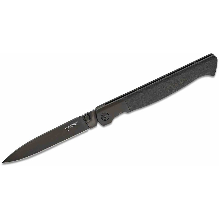 Couteau Cold Steel Spectre Drop Point Lame Acier CPM-20CV Black Manche F/Carbon/Titane Linerlock CSFL39SDP - Livraison Gratuite