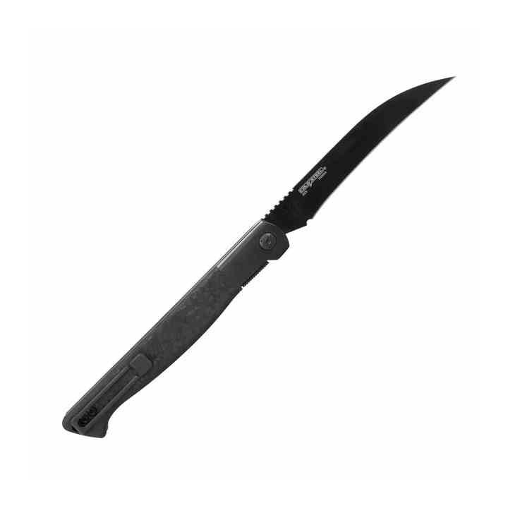 Couteau Cold Steel Spectre Hawkbill Lame Acier CPM-20CV Black Manche F/Carbon/Titane Linerlock CSFL39SHB - Livraison Gratuite
