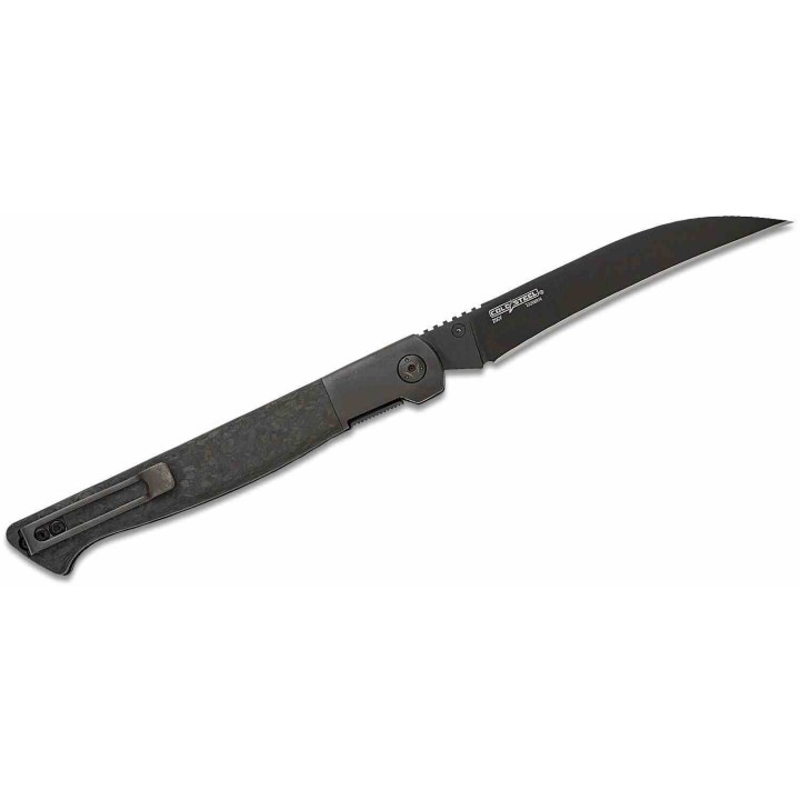 Couteau Cold Steel Spectre Hawkbill Lame Acier CPM-20CV Black Manche F/Carbon/Titane Linerlock CSFL39SHB - Livraison Gratuite