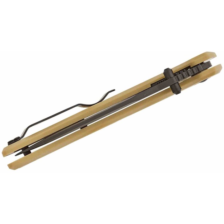 Couteau BLACKHAWK! Bunker Buster Tan Manche GFN Lame Acier D2 Black Drop Point Serr Clip BHBB411TN - Livraison Gratuite