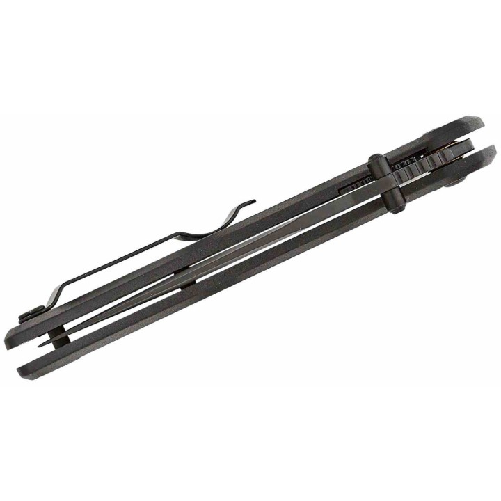 Couteau BLACKHAWK! Bunker Buster Black Manche GFN Lame Acier D2 Black Drop Point Serr Clip BHBB411BK - Livraison Gratuite