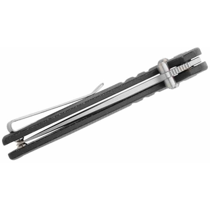 Couteau Vosteed Corsair Black Lame Acier Nitro-V SW Manche Micarta Crossbar Lock IKBS Clip VOSCSNWMK - Livraison Gratuite