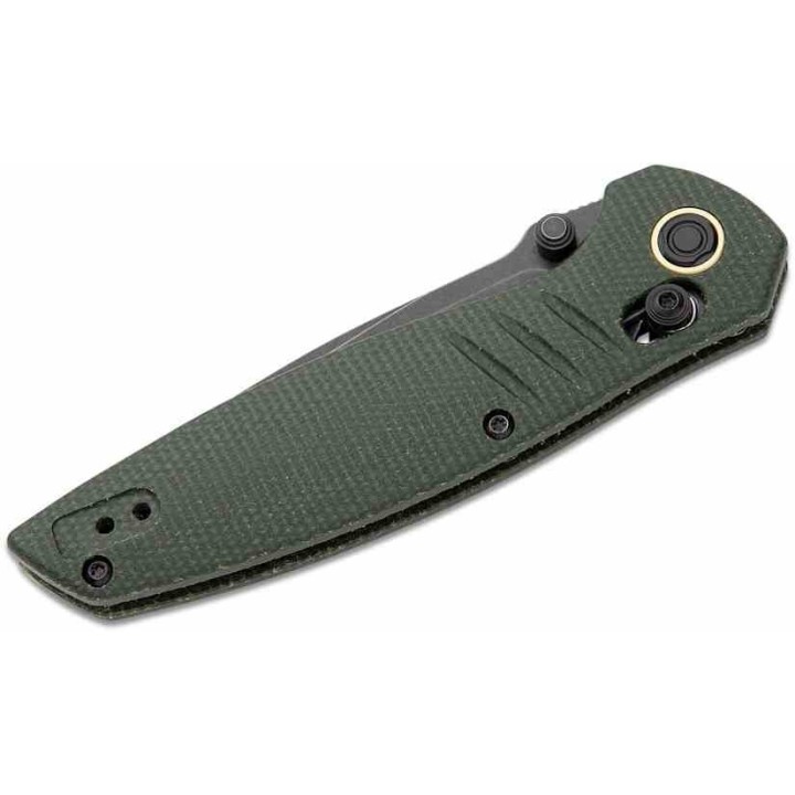 Couteau Vosteed Corsair Green Lame Acier Nitro-V BLK Manche Micarta Crossbar Lock IKBS Clip VOSCSNPMN - Livraison Gratuite