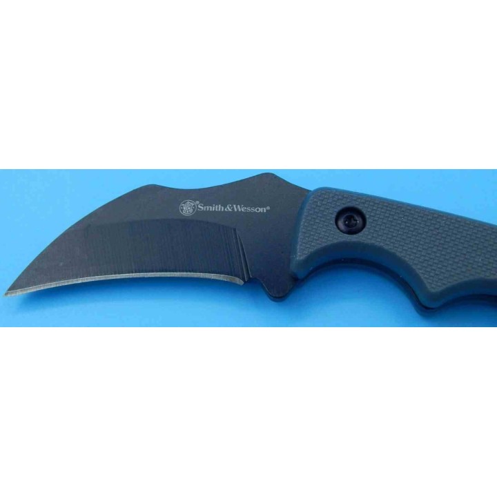 Lot de 2 Couteaux Smith&Wesson Neck/Boot Lames Inox Etui Nylon SWP1158724 - Livraison Gratuite