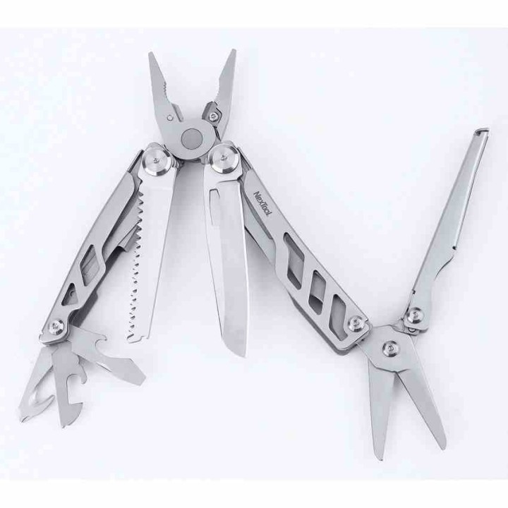 Pince Multifonctions NexTool Flagship Pro Multi Tool Manche Acier : Lames Ciseaux Tournevis Etui NXKT5020 - Livraison Gratuite