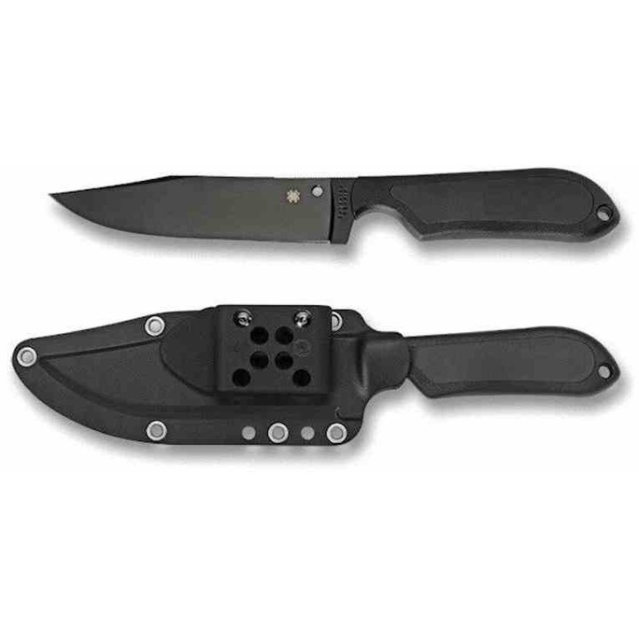 Couteau Spyderco Street Bowie Perrin Lame Acier VG-10 Manche FRN Etui Polymère Japan SCFB04PBB - Livraison Gratuite