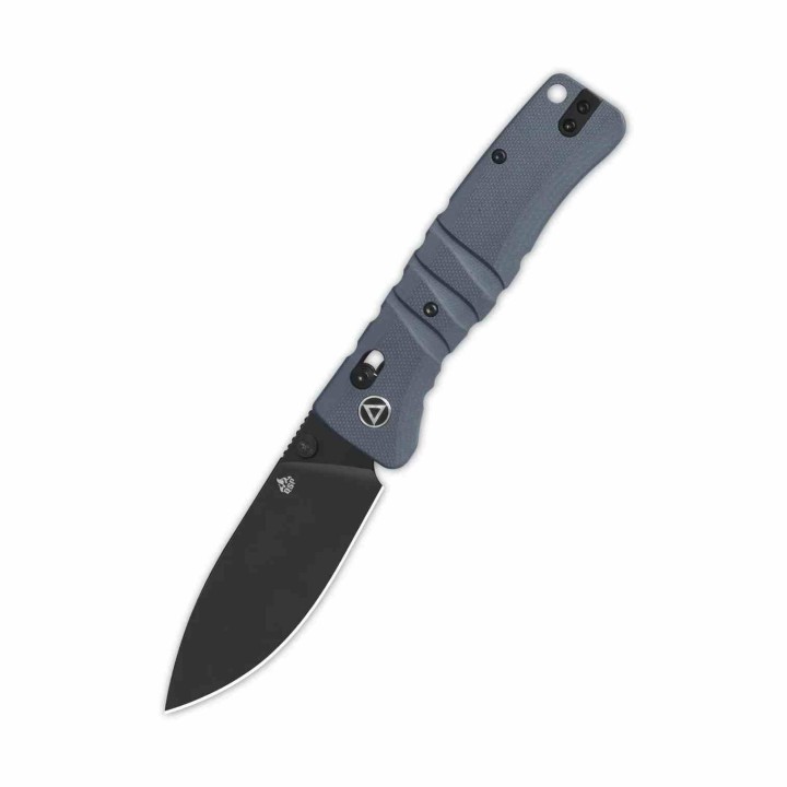 Couteau QSP Ripley Gray Manche G10 Lame Acier 14C28N BLK IKBS Glyde Lock Clip QS160B2 - Livraison Gratuite
