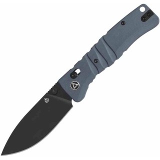 Couteau QSP Ripley Gray Manche G10 Lame Acier 14C28N BLK IKBS Glyde Lock Clip QS160B2 - Livraison Gratuite