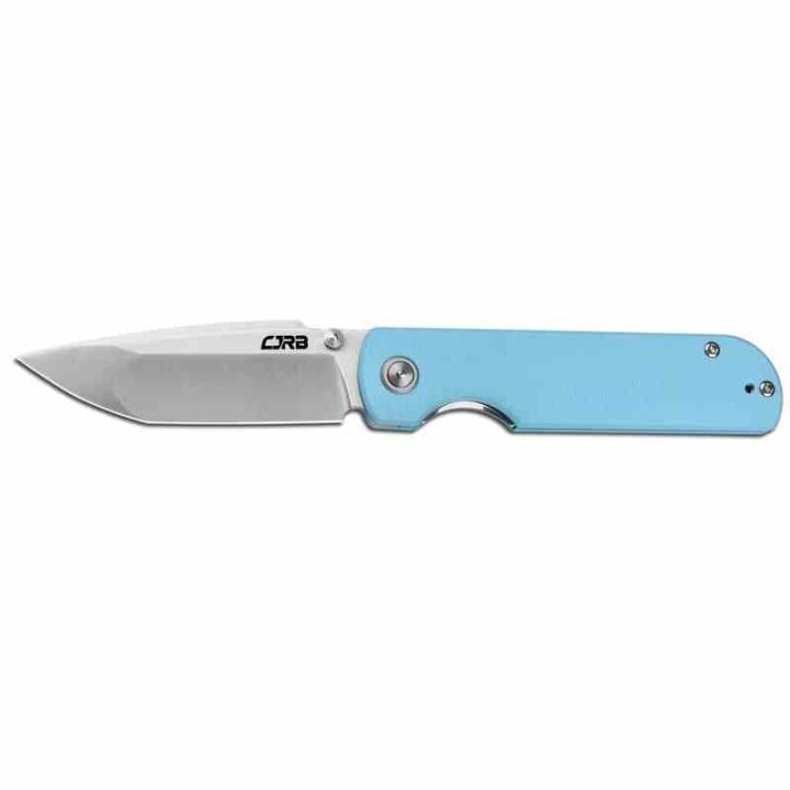 Couteau CJRB Cutlery Nova Blue Manche G10 Lame Tanto Acier AR-RPM9 IKBS Liner Lock Clip J1937BU - Livraison Gratuite