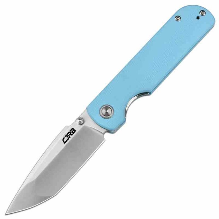 Couteau CJRB Cutlery Nova Blue Manche G10 Lame Tanto Acier AR-RPM9 IKBS Liner Lock Clip J1937BU - Livraison Gratuite