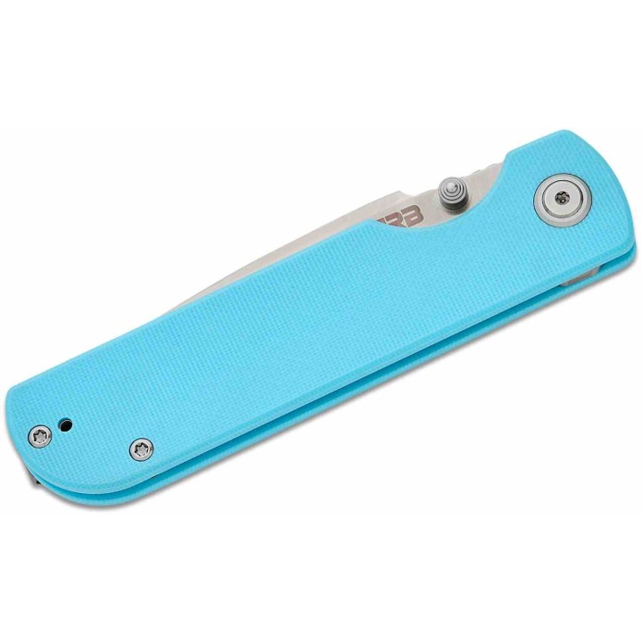 Couteau CJRB Cutlery Nova Blue Manche G10 Lame Tanto Acier AR-RPM9 IKBS Liner Lock Clip J1937BU - Livraison Gratuite