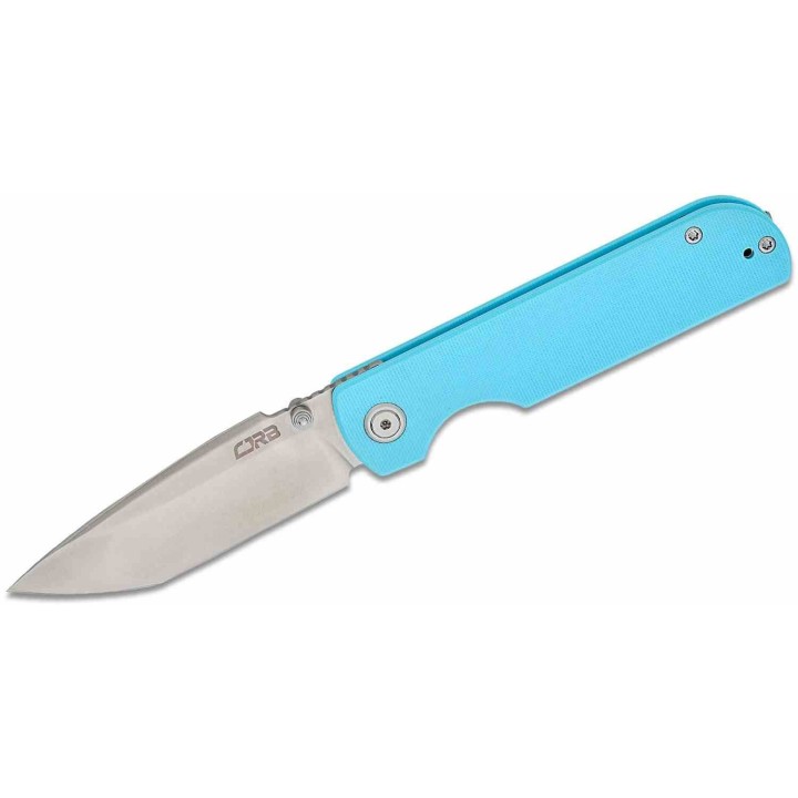 Couteau CJRB Cutlery Nova Blue Manche G10 Lame Tanto Acier AR-RPM9 IKBS Liner Lock Clip J1937BU - Livraison Gratuite