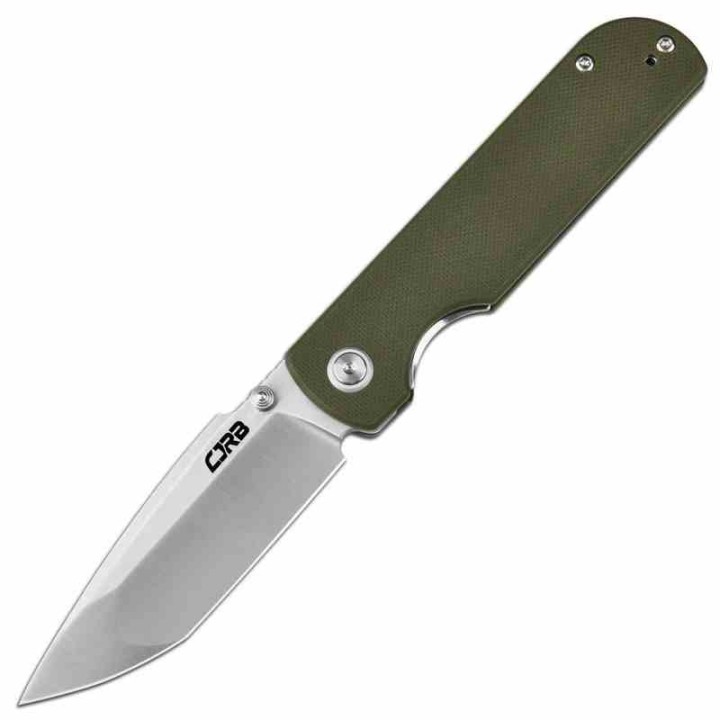 Couteau CJRB Cutlery Nova Green Manche G10 Lame Tanto Acier AR-RPM9 IKBS Liner Lock Clip J1937GN - Livraison Gratuite