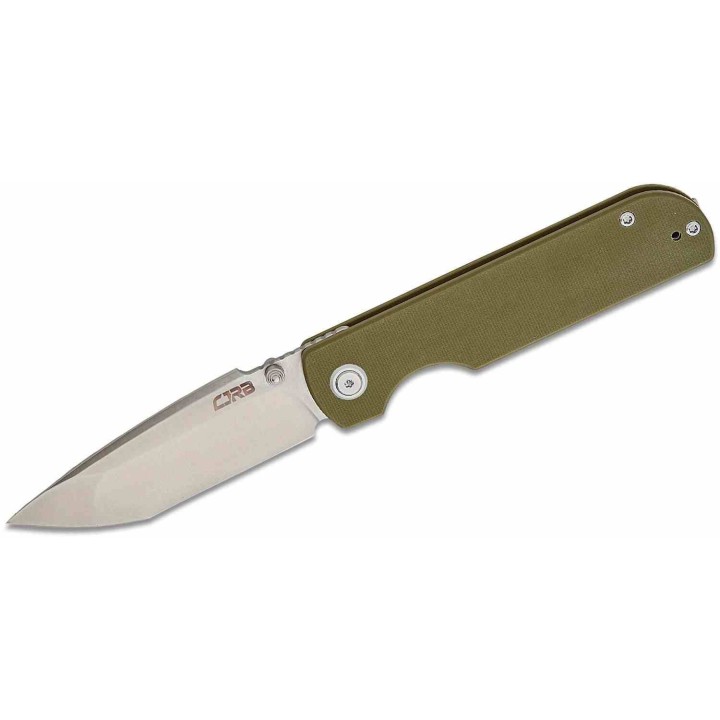 Couteau CJRB Cutlery Nova Green Manche G10 Lame Tanto Acier AR-RPM9 IKBS Liner Lock Clip J1937GN - Livraison Gratuite